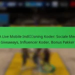 NBA Live Mobile Indløsning Koder: Sociale Medier Giveaways, Influencer Koder, Bonus Pakker