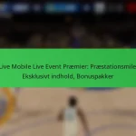 NBA Live Mobile Live Event Præmier: Præstationsmilepæle, Eksklusivt indhold, Bonuspakker