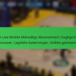 NBA Live Mobile Månedligt Abonnement: Daglige login bonusser, Lagdelte belønninger, Unikke genstande